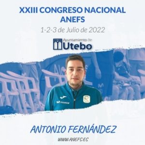 Antonio Fernández, ponente en el XXIII Congreso Nacional ANEFS