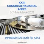 XXIII Congreso Anefs – Información cena de gala