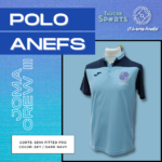 Polo ANEFS azul (Crew III)