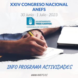 Programa actividades del XXIV Congreso Nacional Anefs