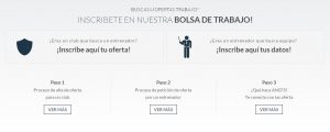 Nueva Bolsa de Trabajo para clubes y entrenadores