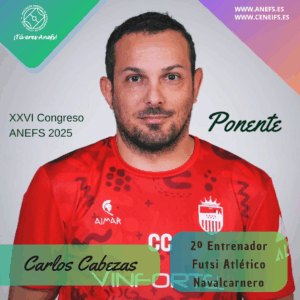 Carlos Cabezas, nuevo ponente confirmado para el XXVI Congreso Nacional ANEFS de Manzanares