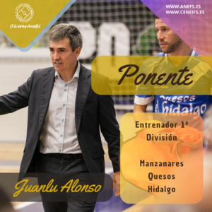 Juanlu Alonso, ponente de lujo en el XXVI Congreso Nacional ANEFS en Manzanares